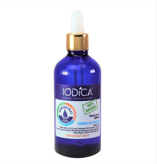 Naturalny koncentrat jodu 100ml Iodica - szkło - 4249