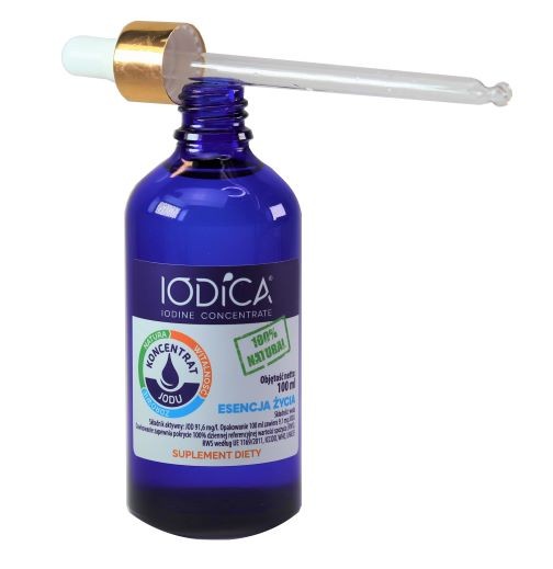 Naturalny koncentrat jodu 100ml Iodica - szkło - 4250