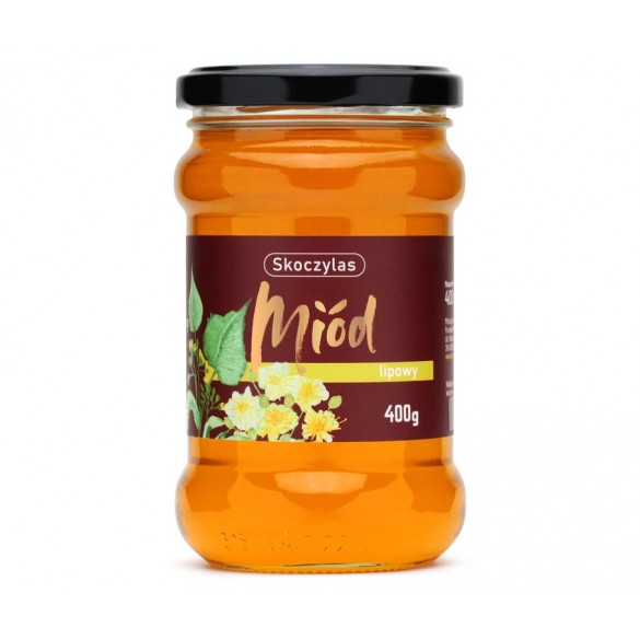 Miód lipowy Skoczylas 400 g | Naturalny miód pszczeli