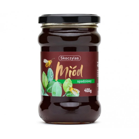 Miód spadziowy Skoczylas 400 g | Naturalny miód pszczeli