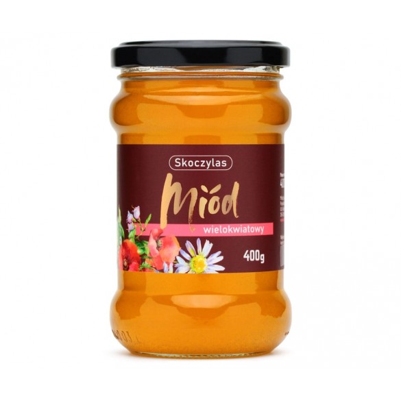 Miód wielokwiatowy Skoczylas 400 g | Naturalny miód pszczeli