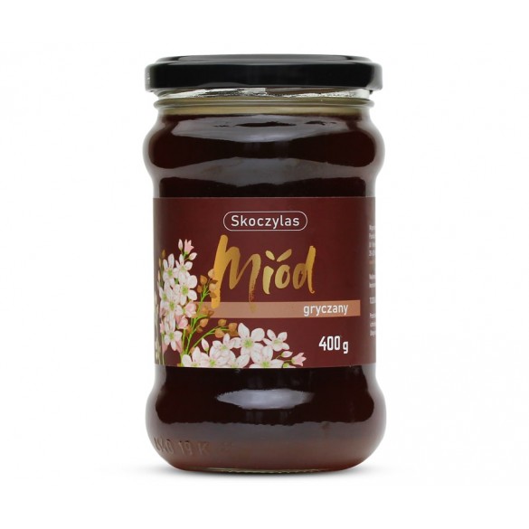 Miód gryczany Skoczylas 400 g | Naturalny miód pszczeli