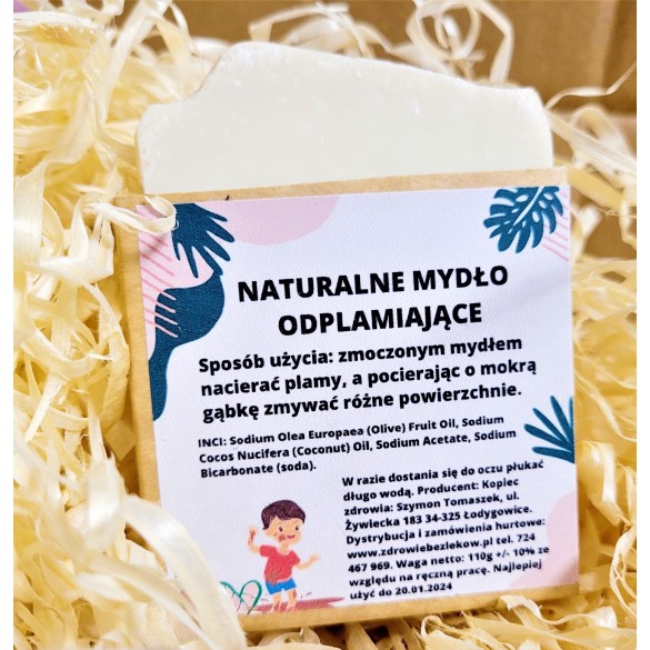 Naturalne mydło do odplamiania i czyszczenia powierzchni