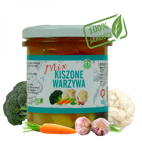 Kiszone warzywa mix 350 g RawForest