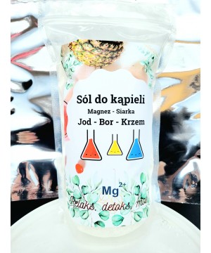 Sól Epsom - Sól magnezowo Jod- Bor- Krzem - 4358