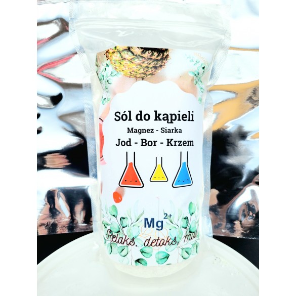 Sól Epsom - Sól magnezowo Jod- Bor- Krzem