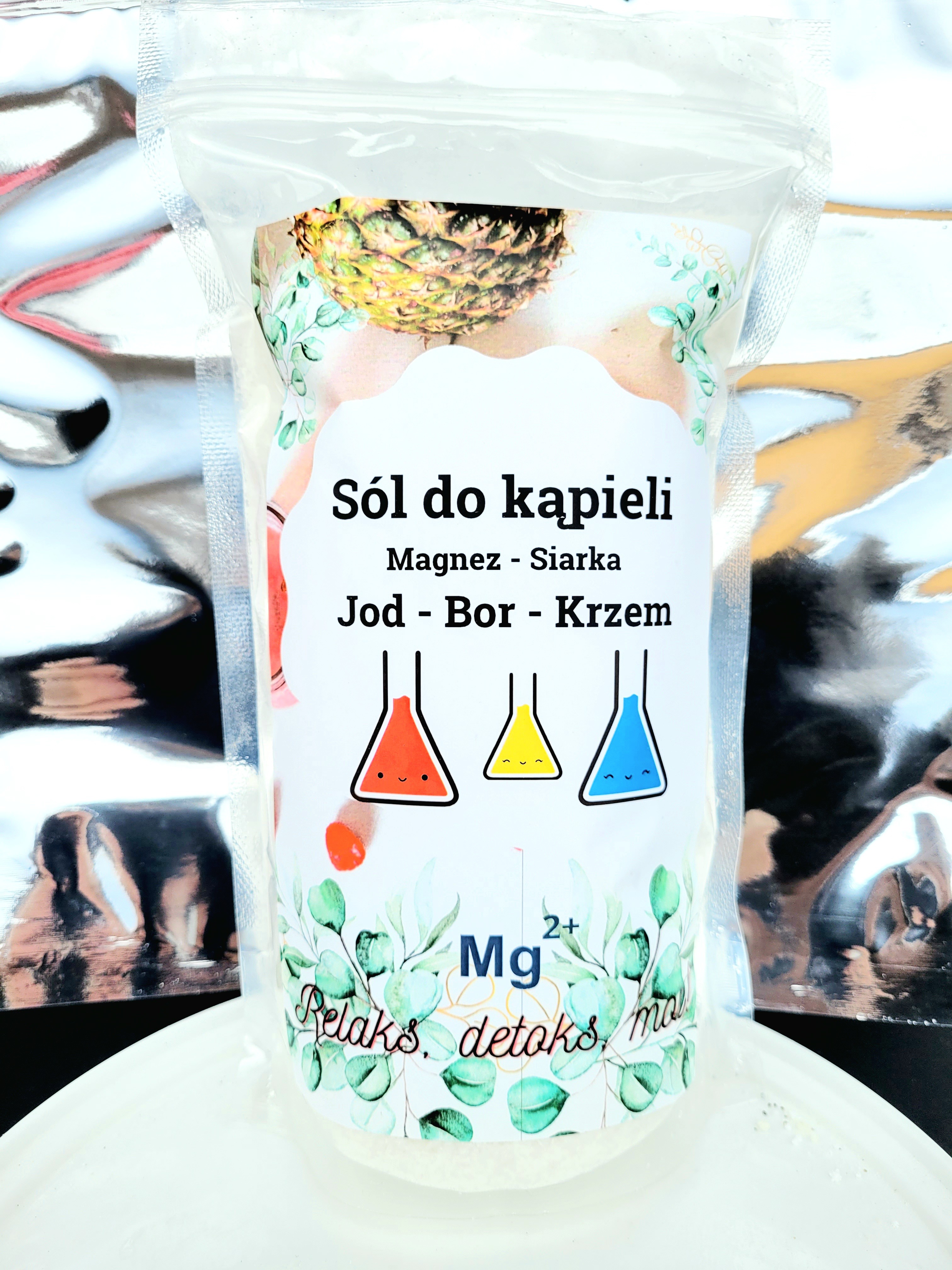 Sól Epsom - Sól magnezowo Jod- Bor- Krzem - 4358