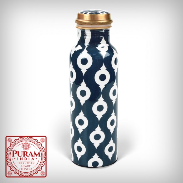 Butelka miedziana - antybakteryjna - Blue eye 750ml Butelka miedziana - antybakteryjna - Blue eye 750ml