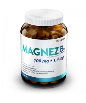 Magnez B6 100mg HAUSTER 150 tabl - 4419