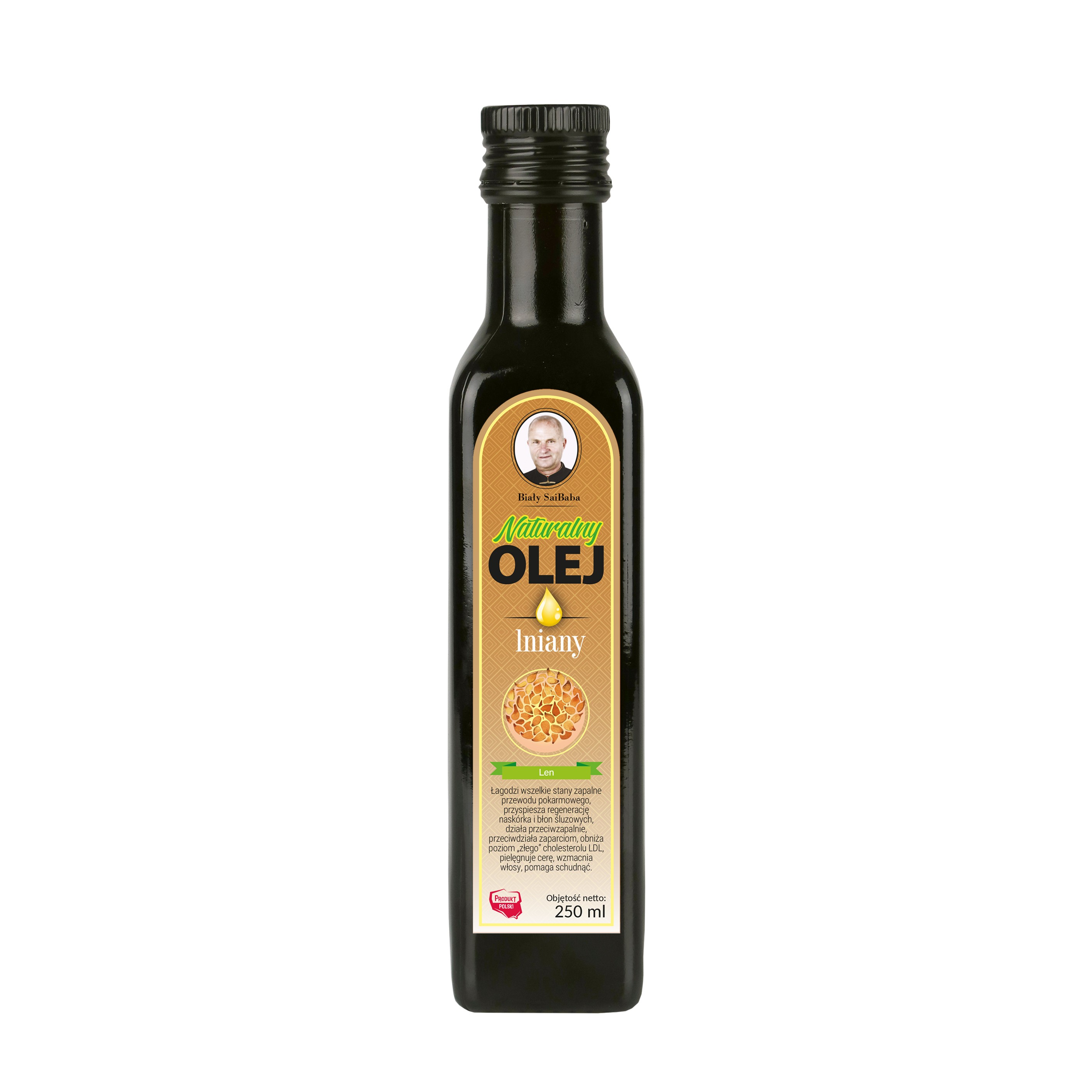 Świeży naturalny olej lniany 250 ml - 443