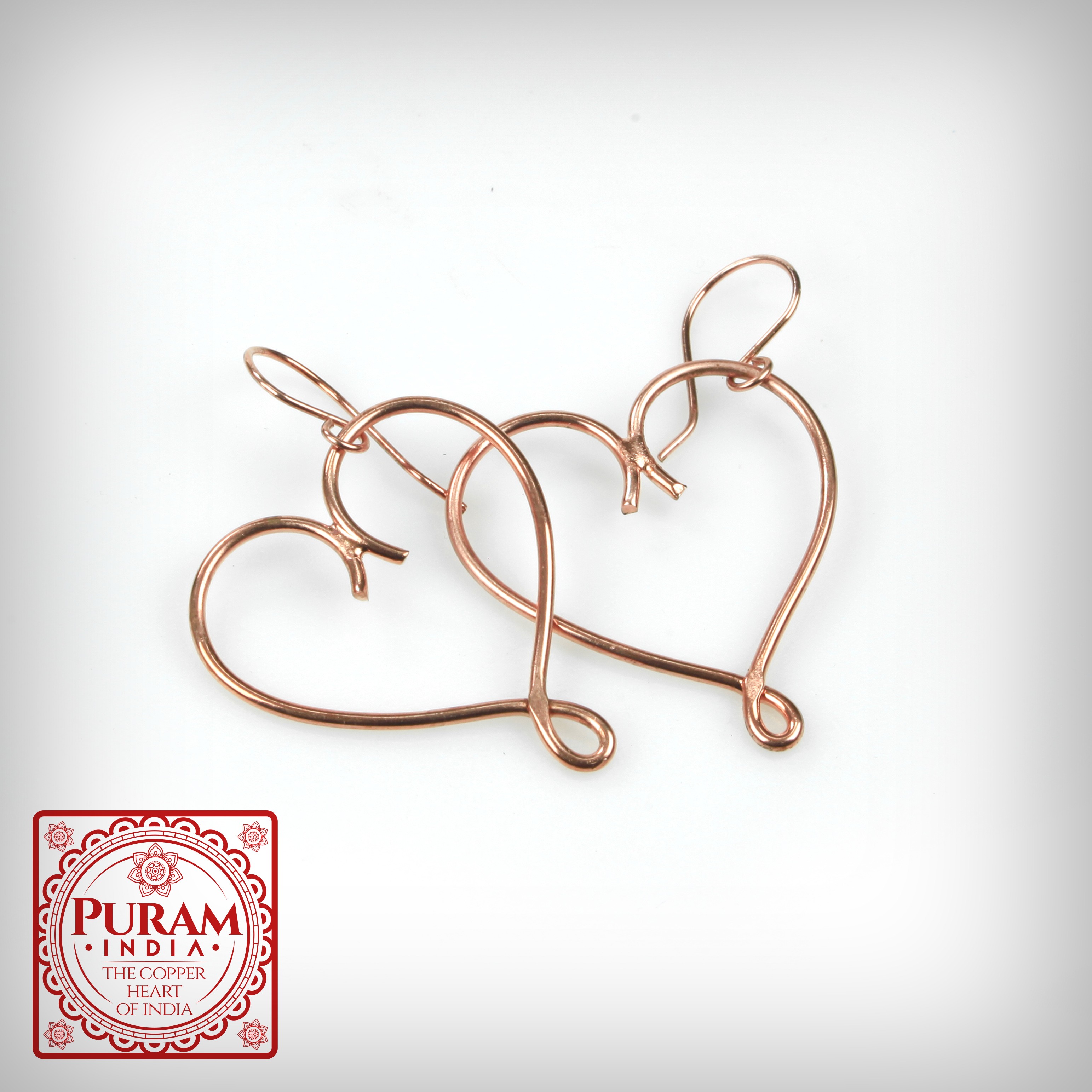 Miedziane kolczyki 17 - 4454