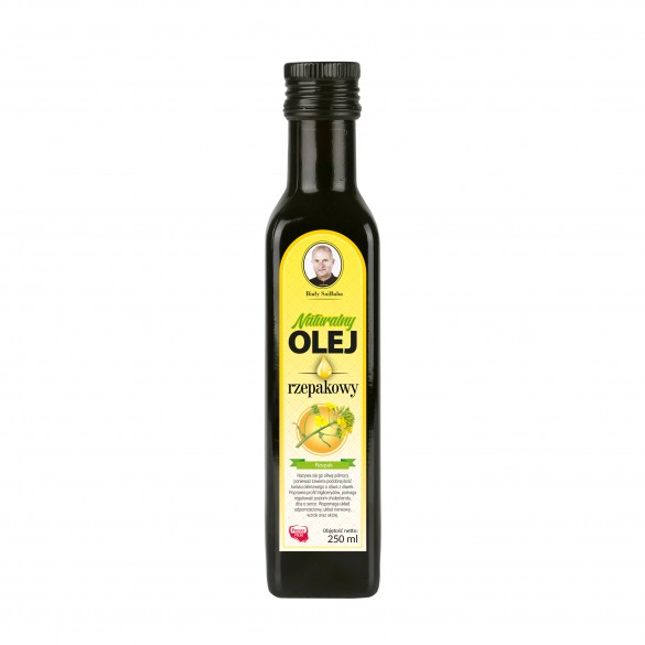 Świeży naturalny olej rzepakowy 250 ml