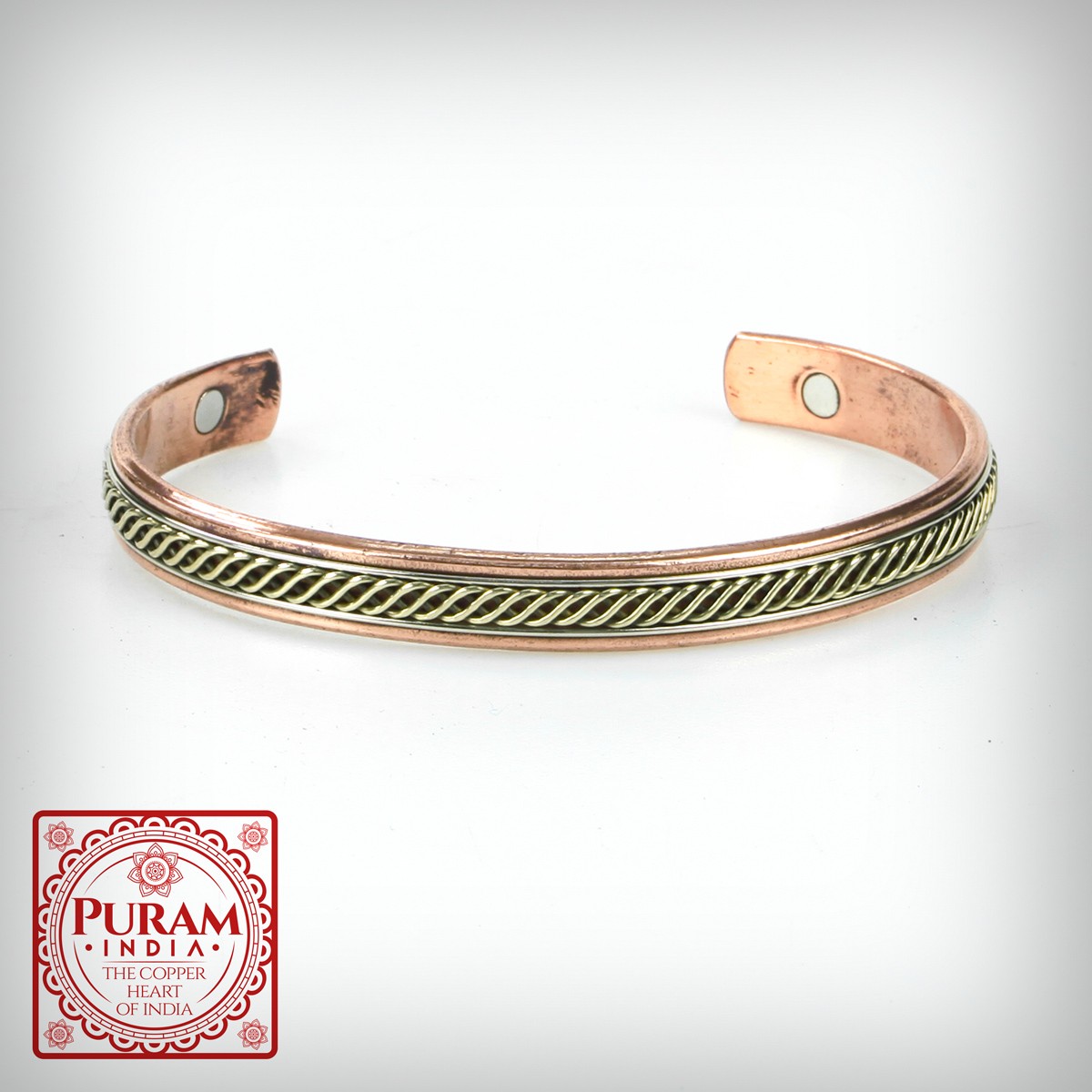 Miedziana bransoletka 17 - 4473