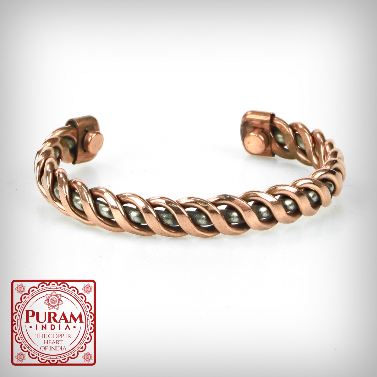 Miedziana bransoletka 21 - 4477