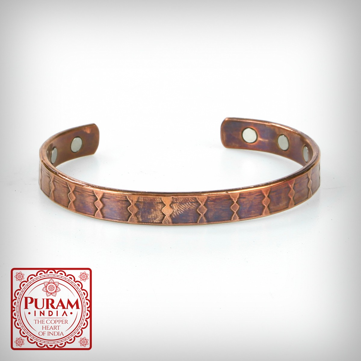 Miedziana bransoletka 26 - 4482