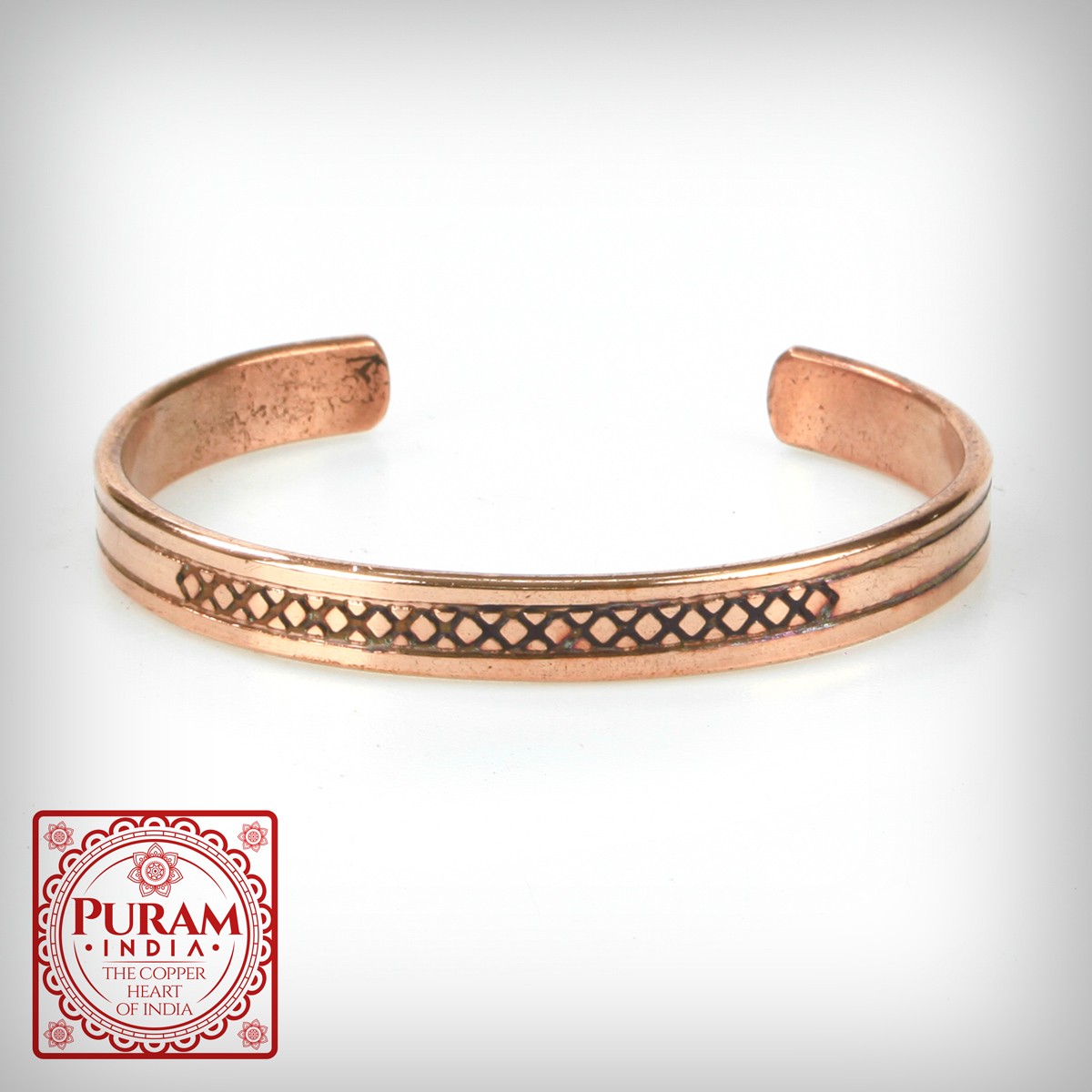 Miedziana bransoletka 27 - 4483