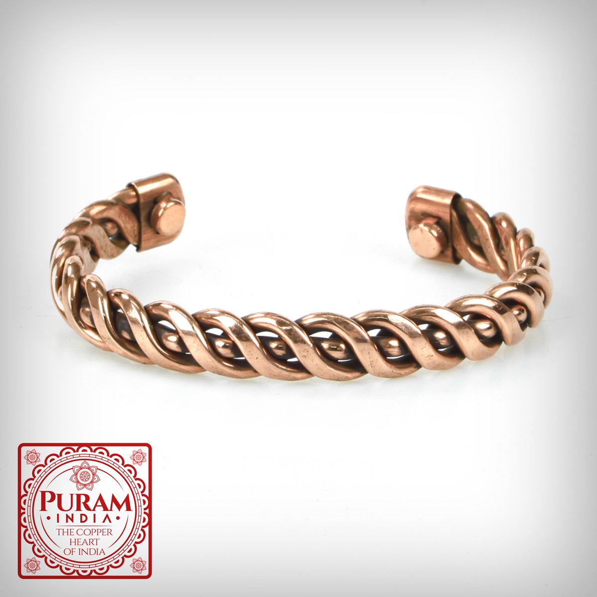 Miedziana bransoletka 29 - 4486