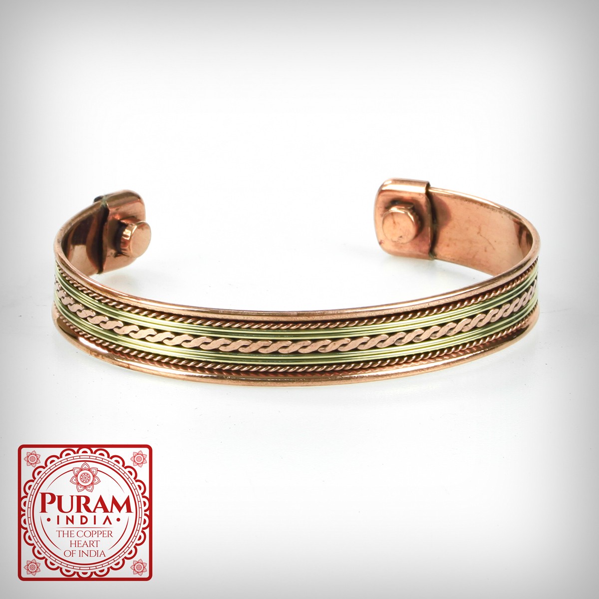 Miedziana bransoletka 36 - 4494