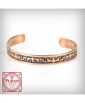 Miedziana bransoletka 37 - 4495