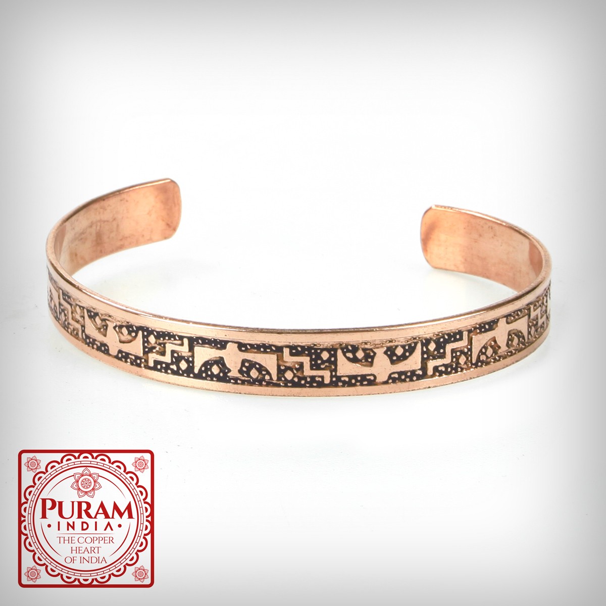 Miedziana bransoletka 37 - 4495