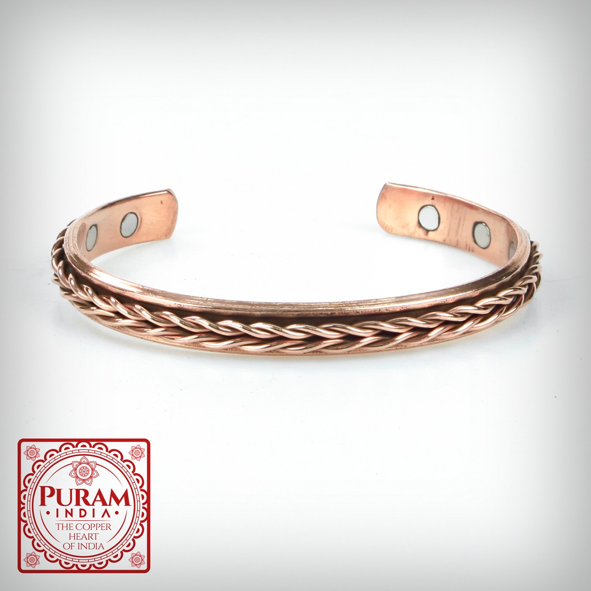 Miedziana bransoletka 42 - 4499