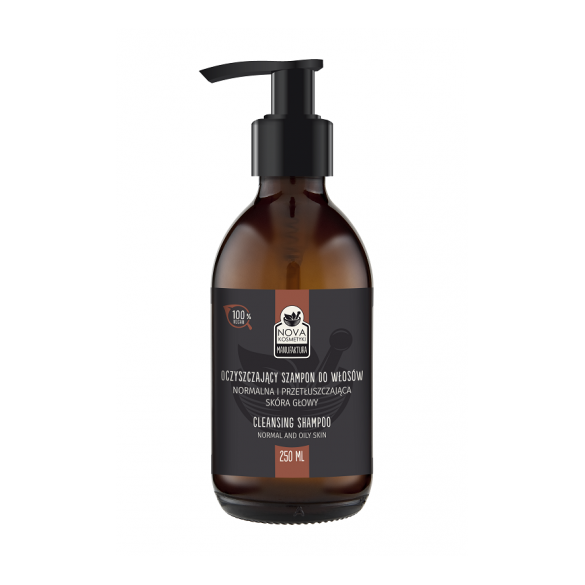 Oczyszczający szampon do włosów - normalna i przetłuszczająca skóra głowy 250 ml