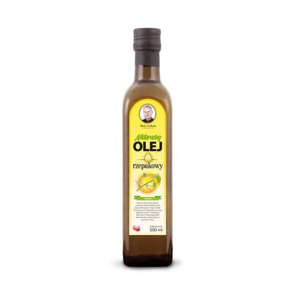 Świeży naturalny olej rzepakowy 500 ml