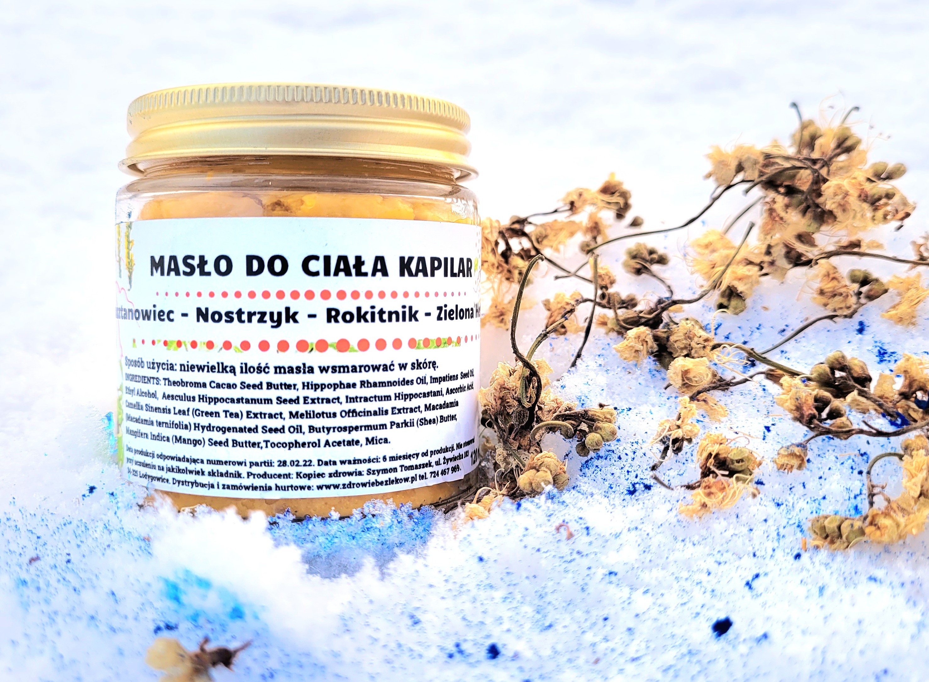 Masło do ciała Kapilar Kasztanowiec - Nostrzyk - Rokitnik - - 4539