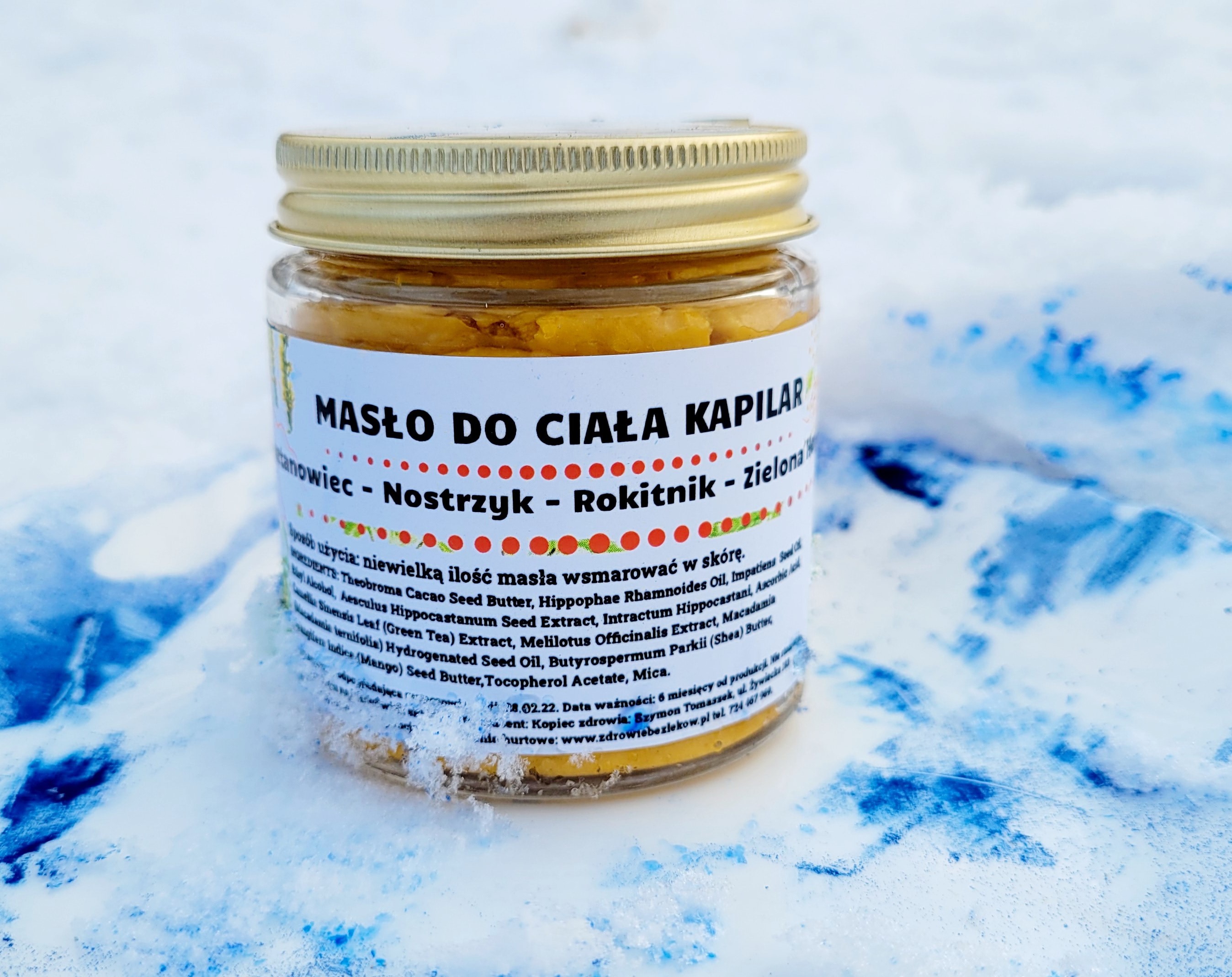 Masło do ciała Kapilar Kasztanowiec - Nostrzyk - Rokitnik - - 4540