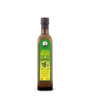 Świeży naturalny olej z pestek dyni 500 ml - 455