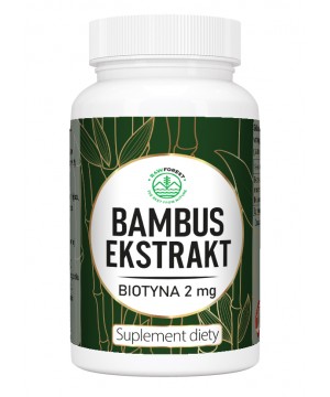 Raw Forest Bambus + Biotyna 2 mg 60 kaps - 4760
