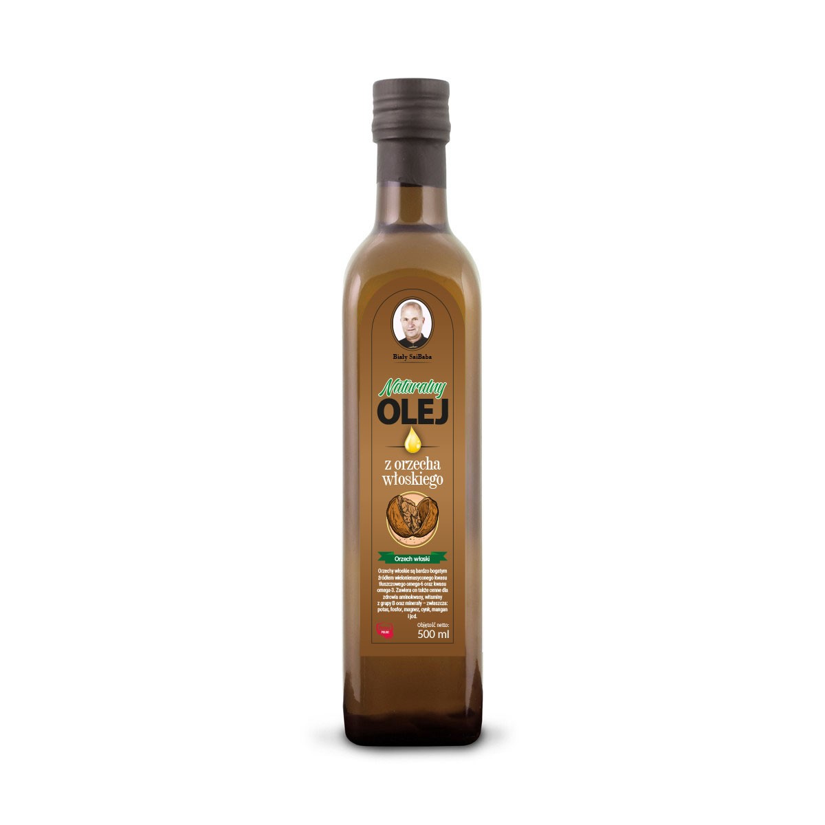 Naturalny Olej z Orzecha Włoskiego 500ml - 4806