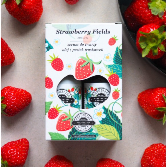 Strawberry Fields – zestaw serum + olej