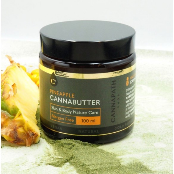 Pineapple Cannabutter – masło do twarzy i ciała 100 ml Pineapple Cannabutter – masło do twarzy i ciała 100 ml