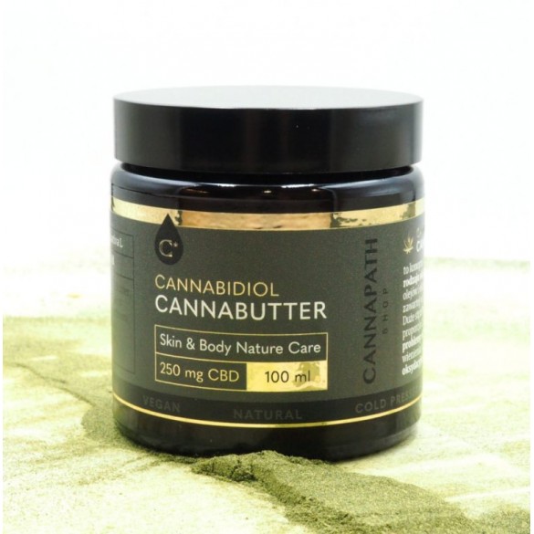 Cannabidiol Cannabutter – masło do twarzy i ciała z ekstraktem CBD 100 ml