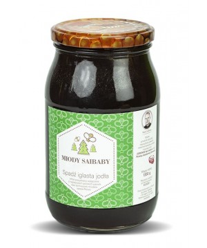 Miód spadź iglasta z jodły 1300 g - 4971