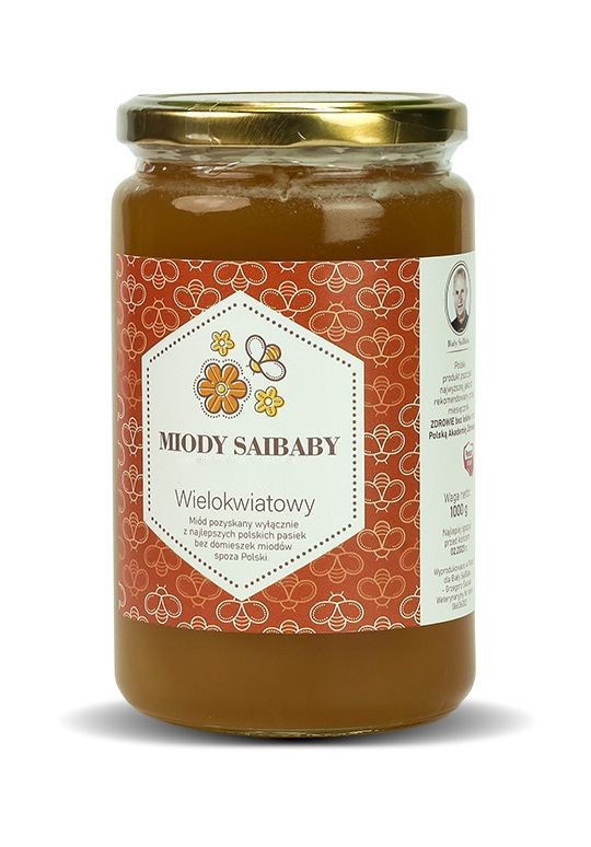 Miód Wielokwiatowy 1000g - 4974