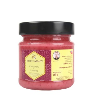 Miód kremowy z żurawiną 250g - 4983