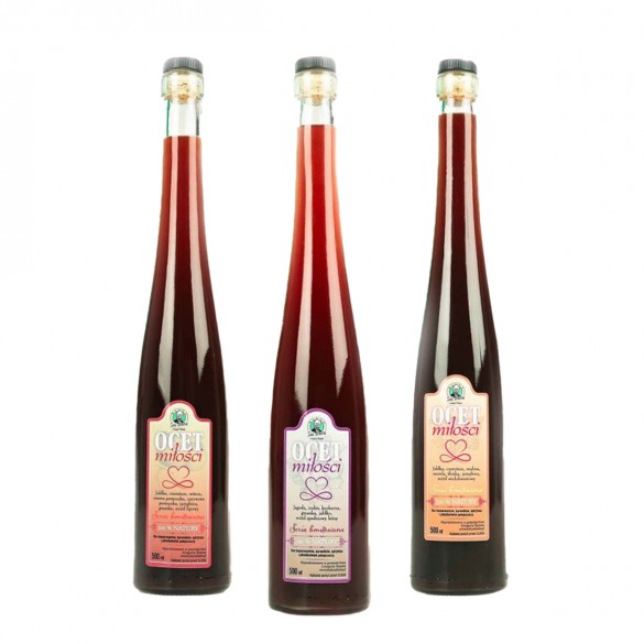 Zestaw octów miłości 2+1 500ml Zestaw octów miłości 2+1 500ml