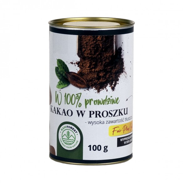 100% prawdziwe KAKAO w proszku 100g 100% prawdziwe KAKAO w proszku 100g