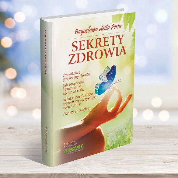 Zestaw: Sekrety Zdrowia + Tajemnice Ziół Zapomniana Wiedza - Bogusława della Porta + bransoletka