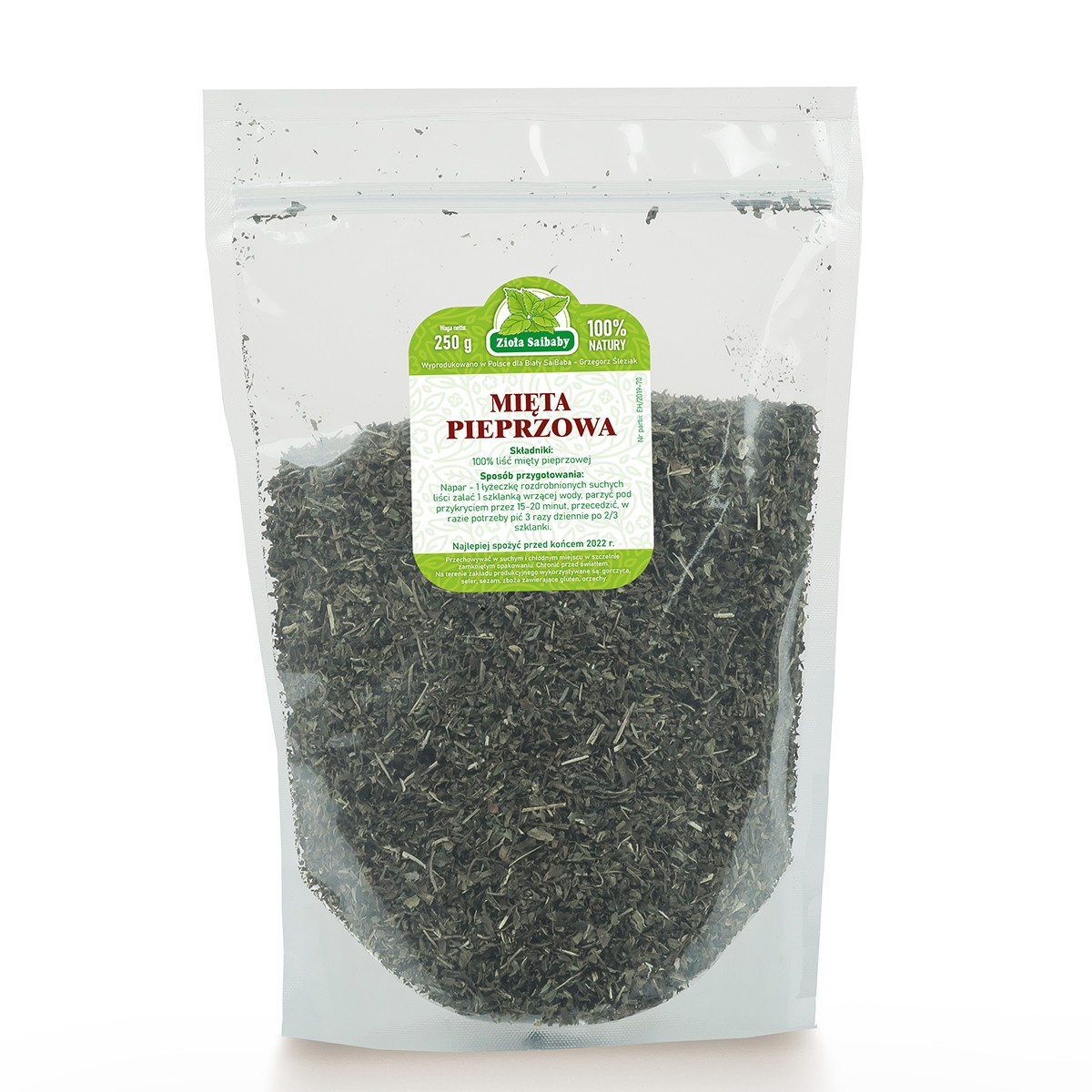 Mięta pieprzowa liść 250g - 5299