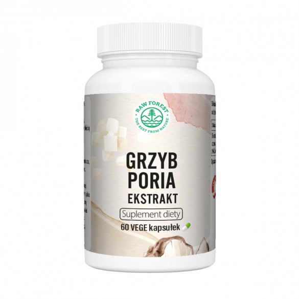 Grzyb Poria - Ekstrakt - Suplement diety - RawForest