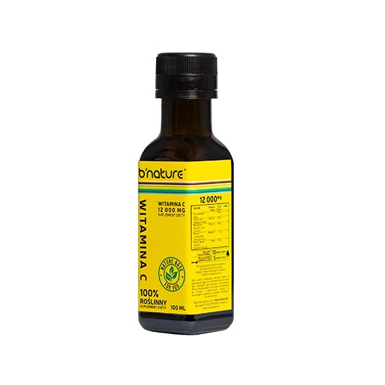 Witamina C 12000 mg/100 ml - krople - b'nature - 5467
