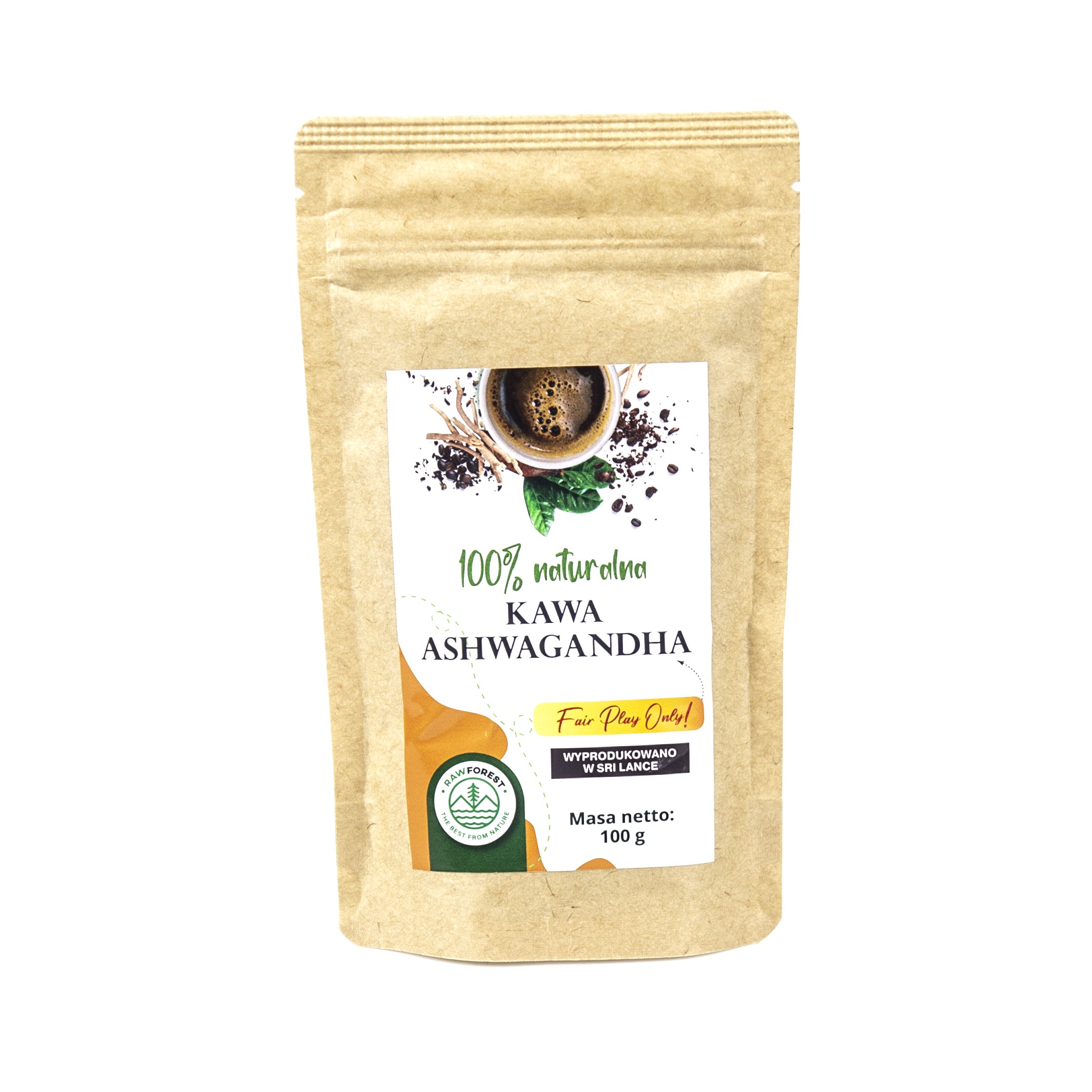 100% Naturalna kawa z ashwagandhą 100g - 5511