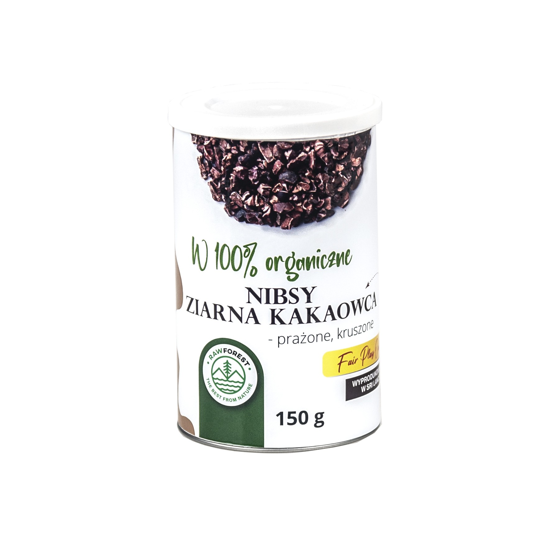 100% organiczne ziarna kakaowca nibsy 150g - 5520