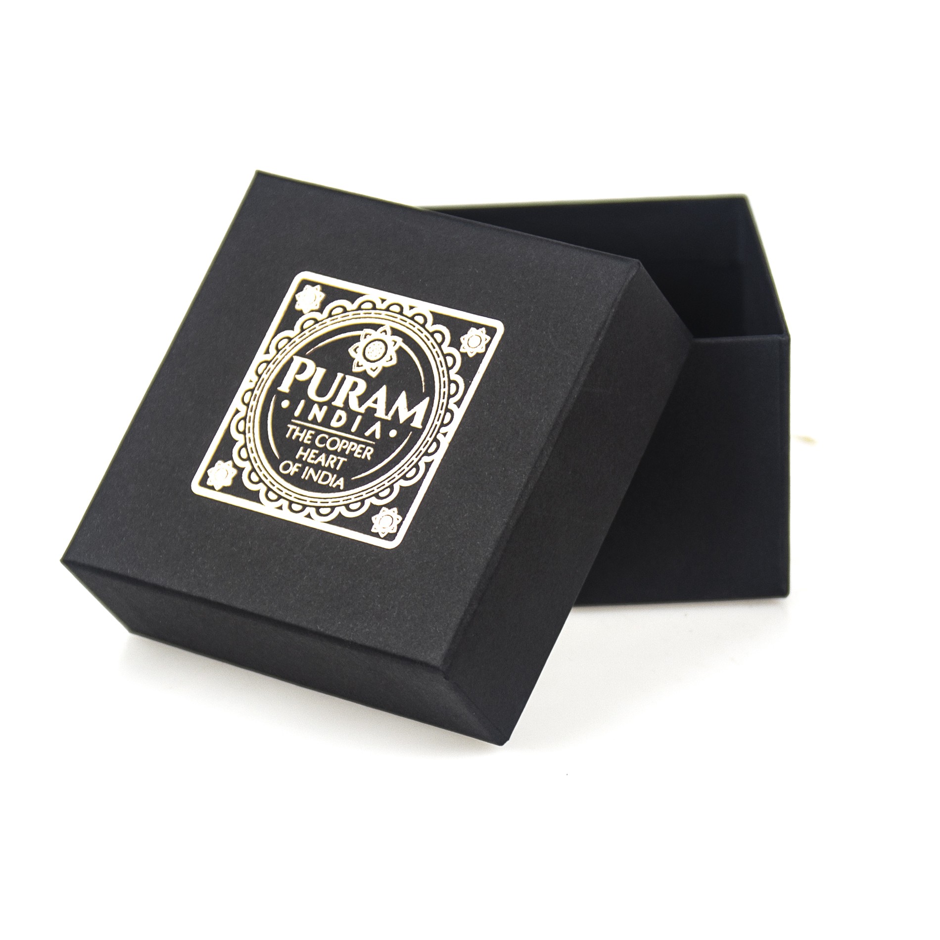 Pudełko prezentowe na bransoletkę - 85x85x55mm - Puram - 5527