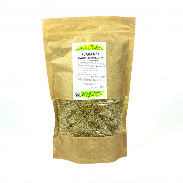 Rumianek pospolity kwiat rozkrusz 250g Rumianek pospolity kwiat rozkrusz 250g