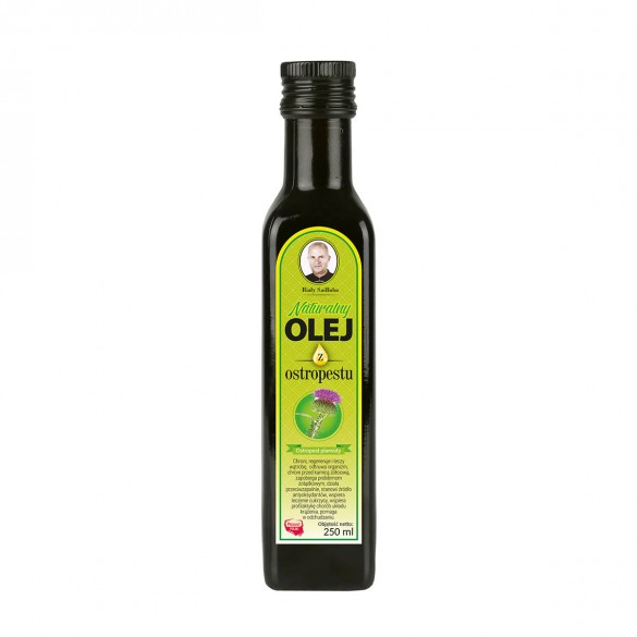 Świeży naturalny olej z ostropestu 250 ml