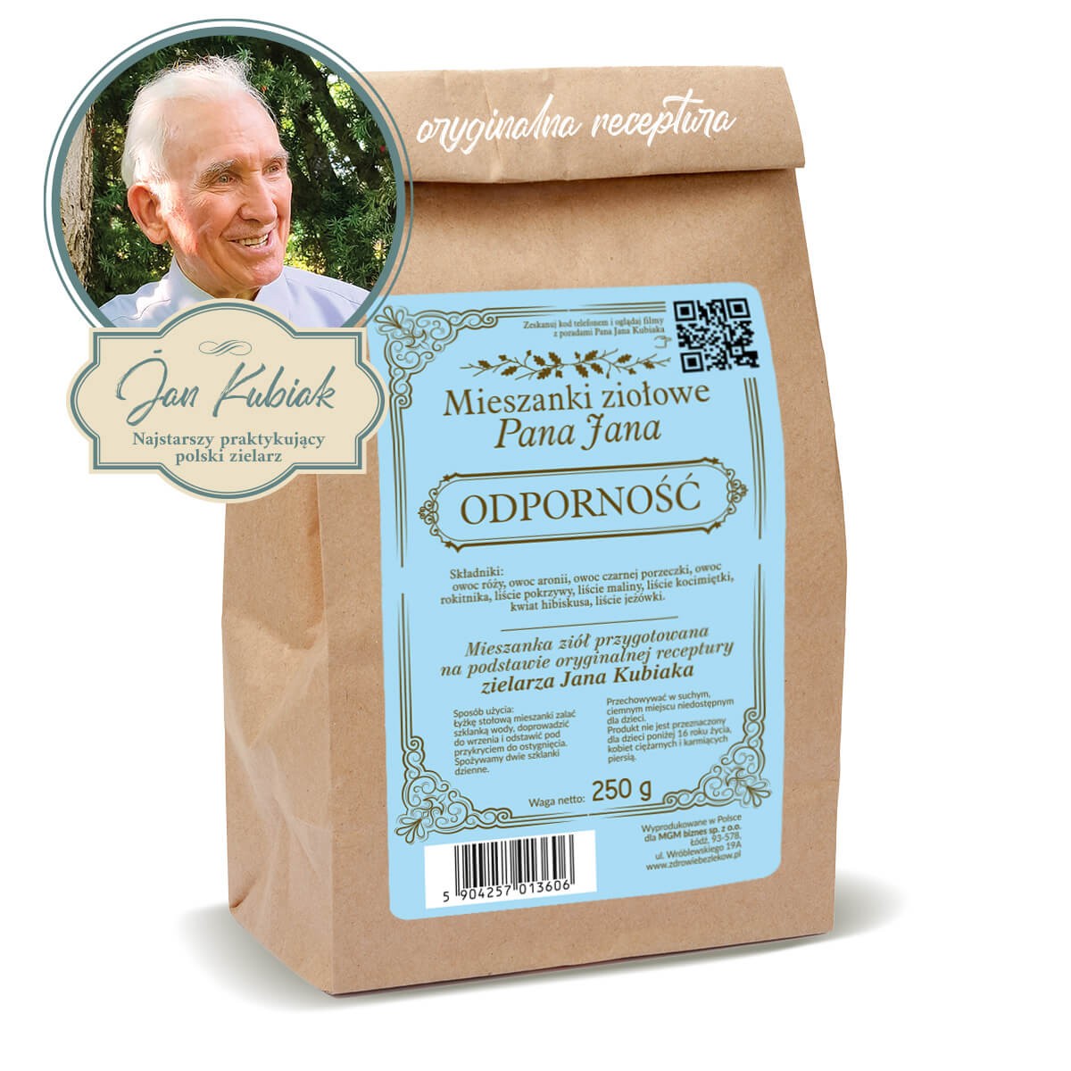 Zioła Pana Jana Kubiaka - ODPORNOŚĆ - 250g - 5675